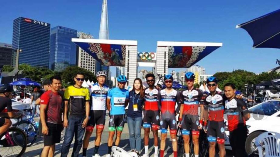 Pasukan TSG pada Tour de Korea. FOTO FB TSG 