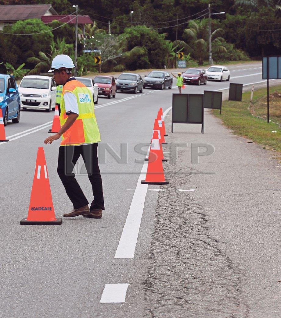 JALAN Persekutuan alternatif pengguna jalan raya untuk sampai ke destinasi tanpa akses lebuh raya. FOTO Rohanis Shukri.