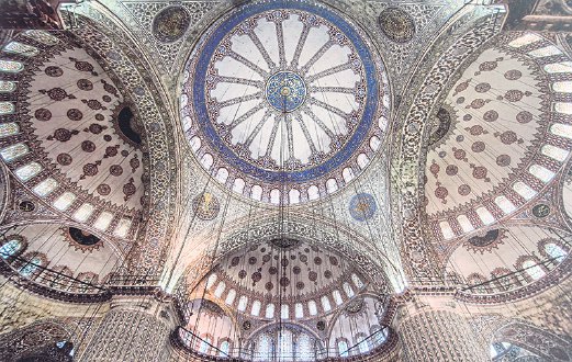 Seni bina Masjid Biru, Turki yang menakjubkan.