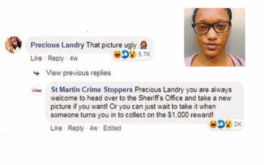  Wanita  diburu polis komen hodoh gambar  disiar di laman 