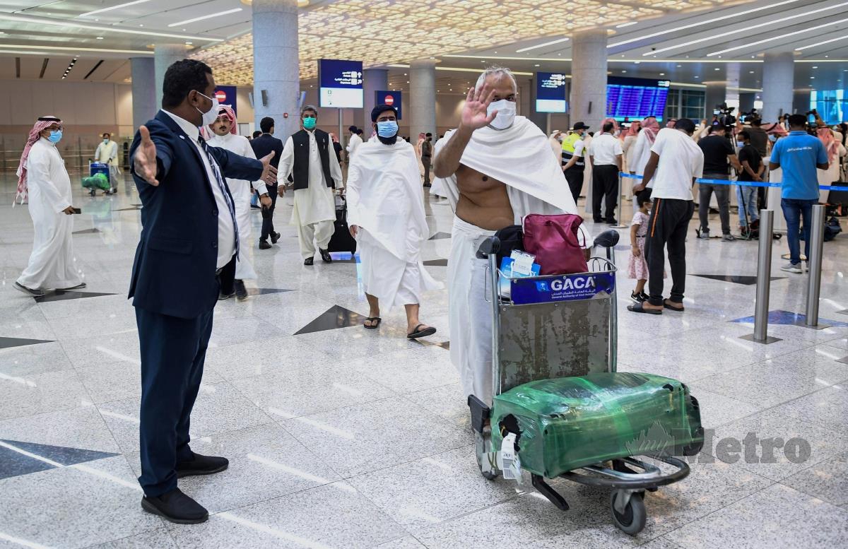 JEMAAH Pakistan baru tiba di Makkah semalam.