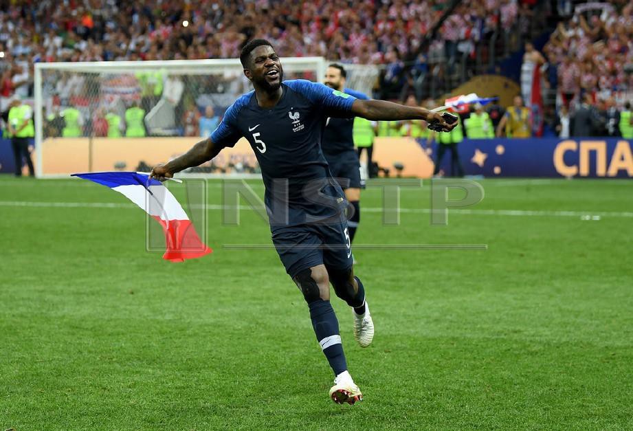 UMTITI meraikan kejayaan Perancis menjuarai Piala Dunia di Russia. — FOTO Agensi