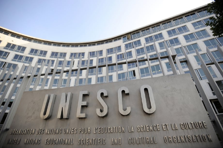 Ibu pejabat UNESCO di Paris, Perancis. - Foto EPA