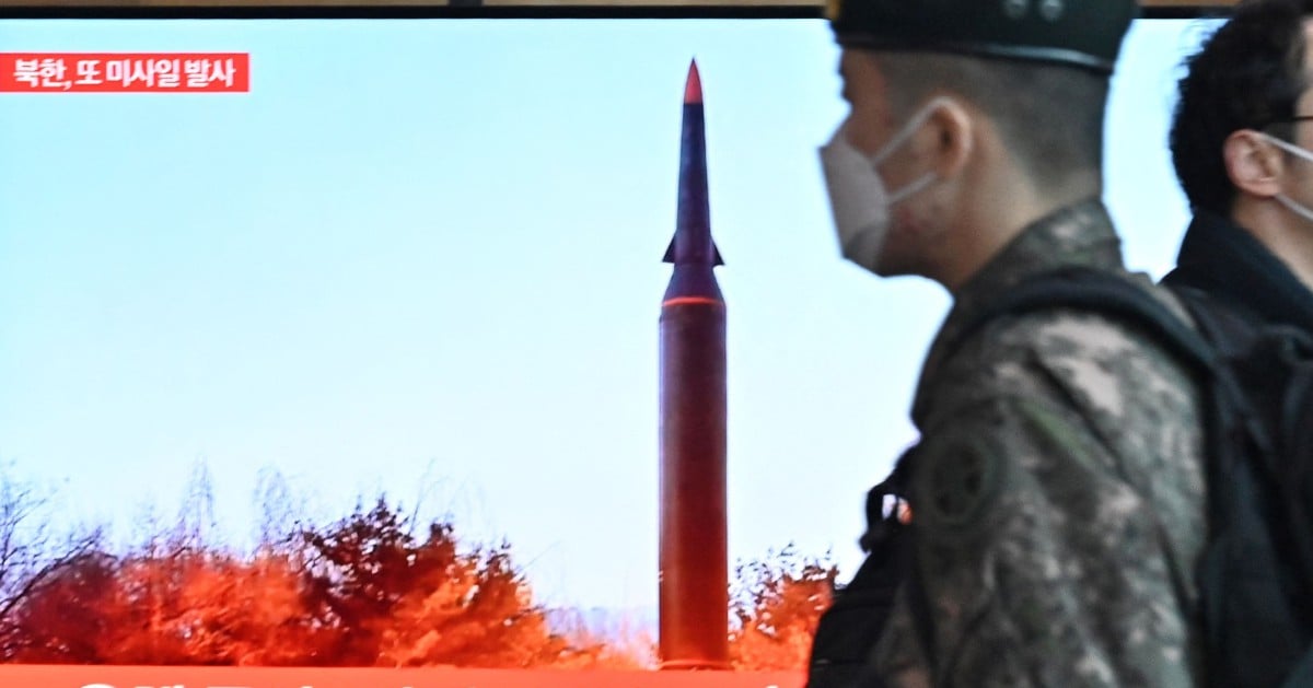 Korea Utara meluncurkan rudal kedua