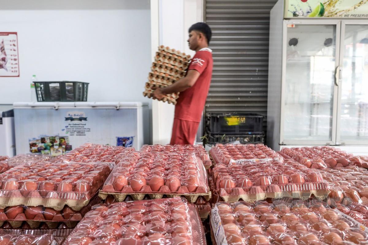 Tinjauan harga telur mengikut gred sebelum harga telur diumumkan naik oleh kerajaan pada 30 Oktober di sekitar Pasar Chow Kit . FOTO NABILA ADLINA AZAHARI