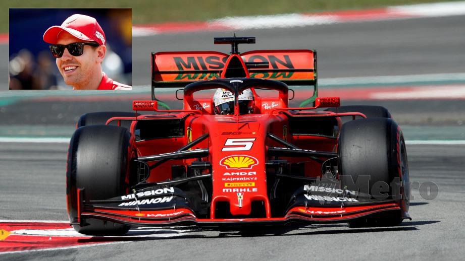 Vettel mahu Ferrari segera tewaskan Mercedes. FOTO REUTERS