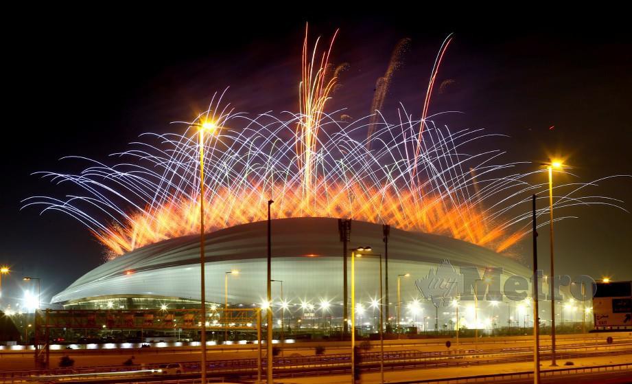 STADIUM Al Wakrah, satu daripada gelanggang Piala Dunia Qatar 2022. — FOTO EPA
