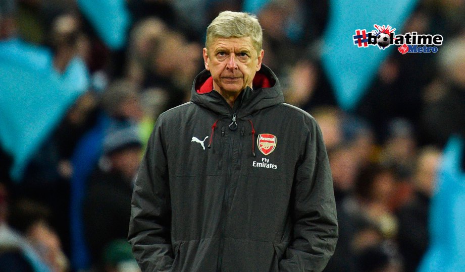 WENGER bimbing Arsenal selama 22 tahun. FOTO  AFP