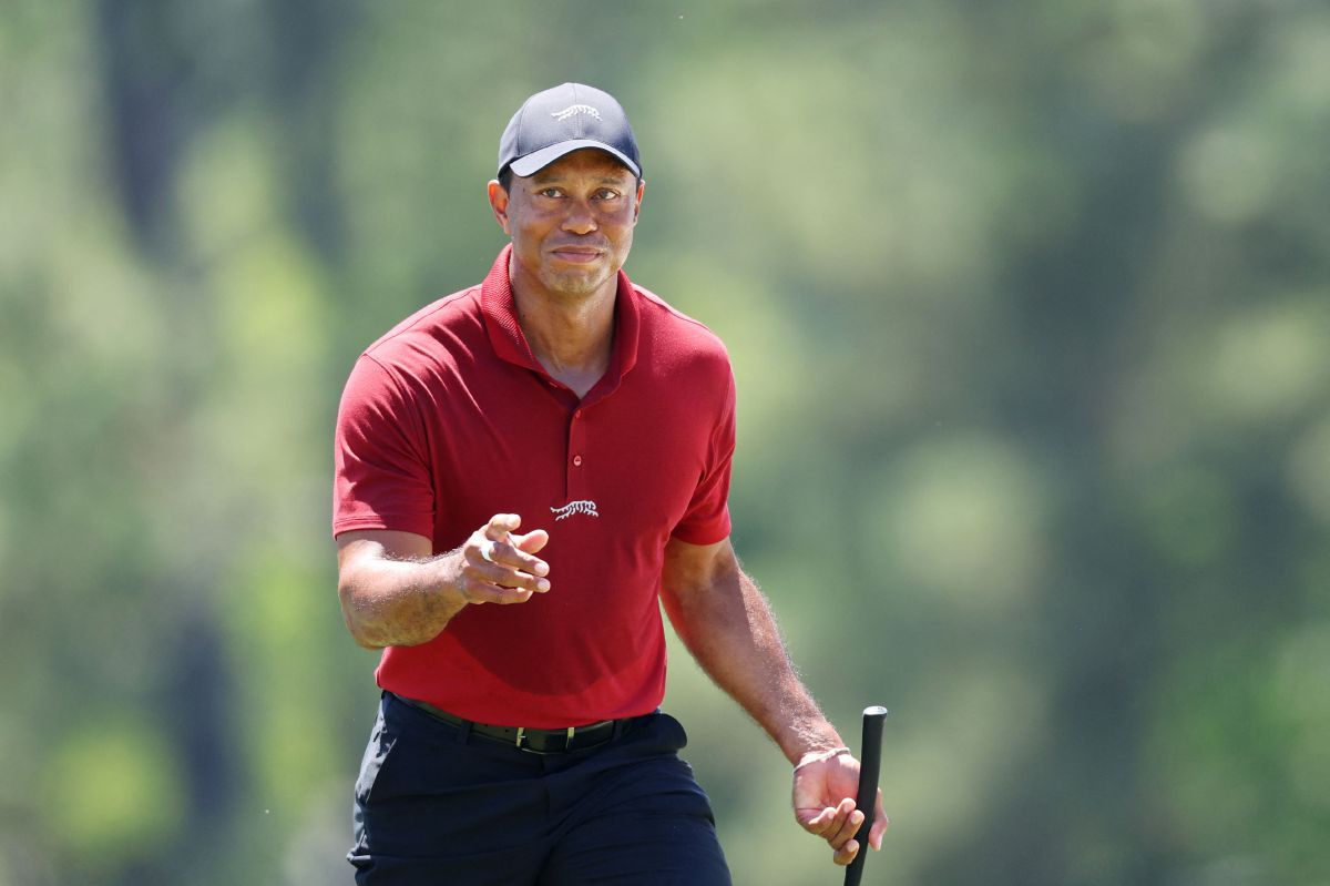 WOODS ketika beraksi di Kejohanan Masters Augusta National Golf Club. -FOTO AFP 