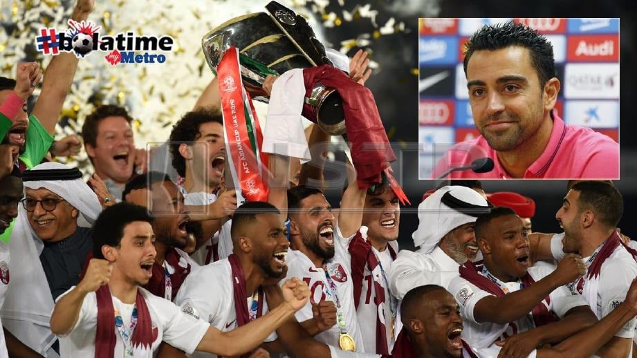 Xavi akui kejayaan Qatar disebabkan program bersistematik. FOTO AFP/REUTERS 