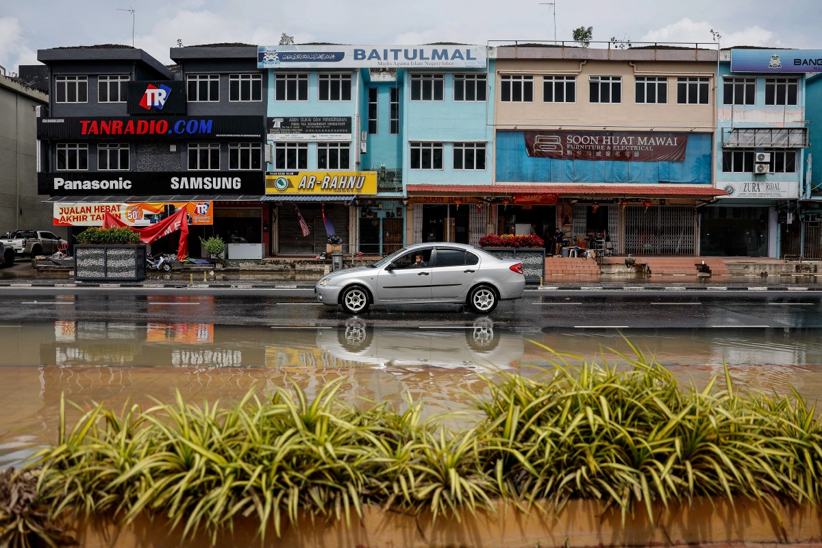 KEADAAN banjir yang sudah surut di Kota Tinggi, Johor. FOTO BERNAMA