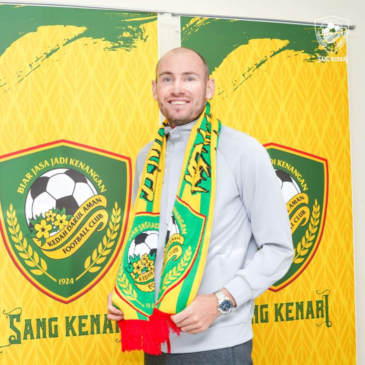 ROBERTSON sah sertai Kedah. FOTO KDA FC