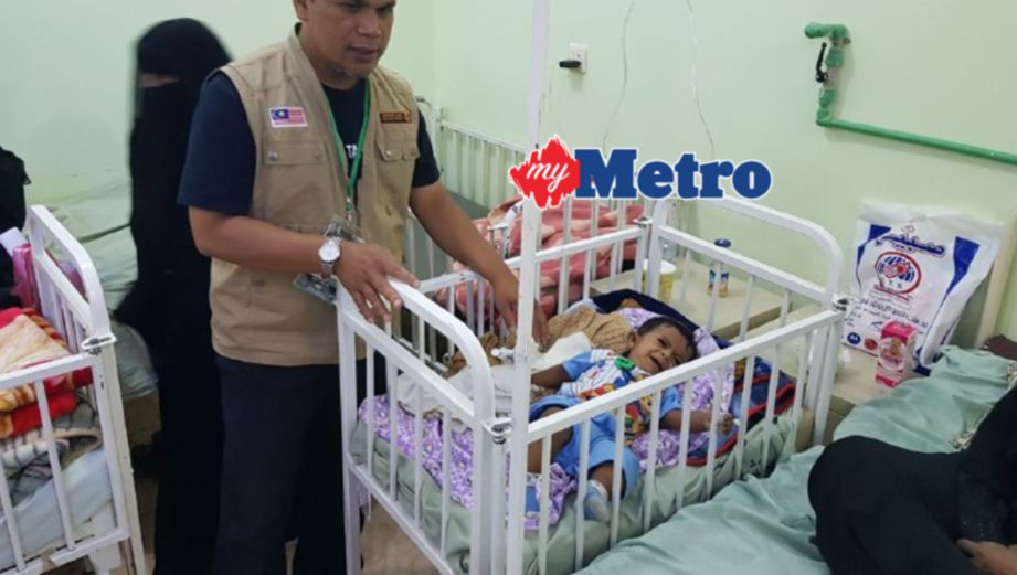 WAD kanak-kanak di Hospital Besar Tarim. FOTO Saufi Hassan