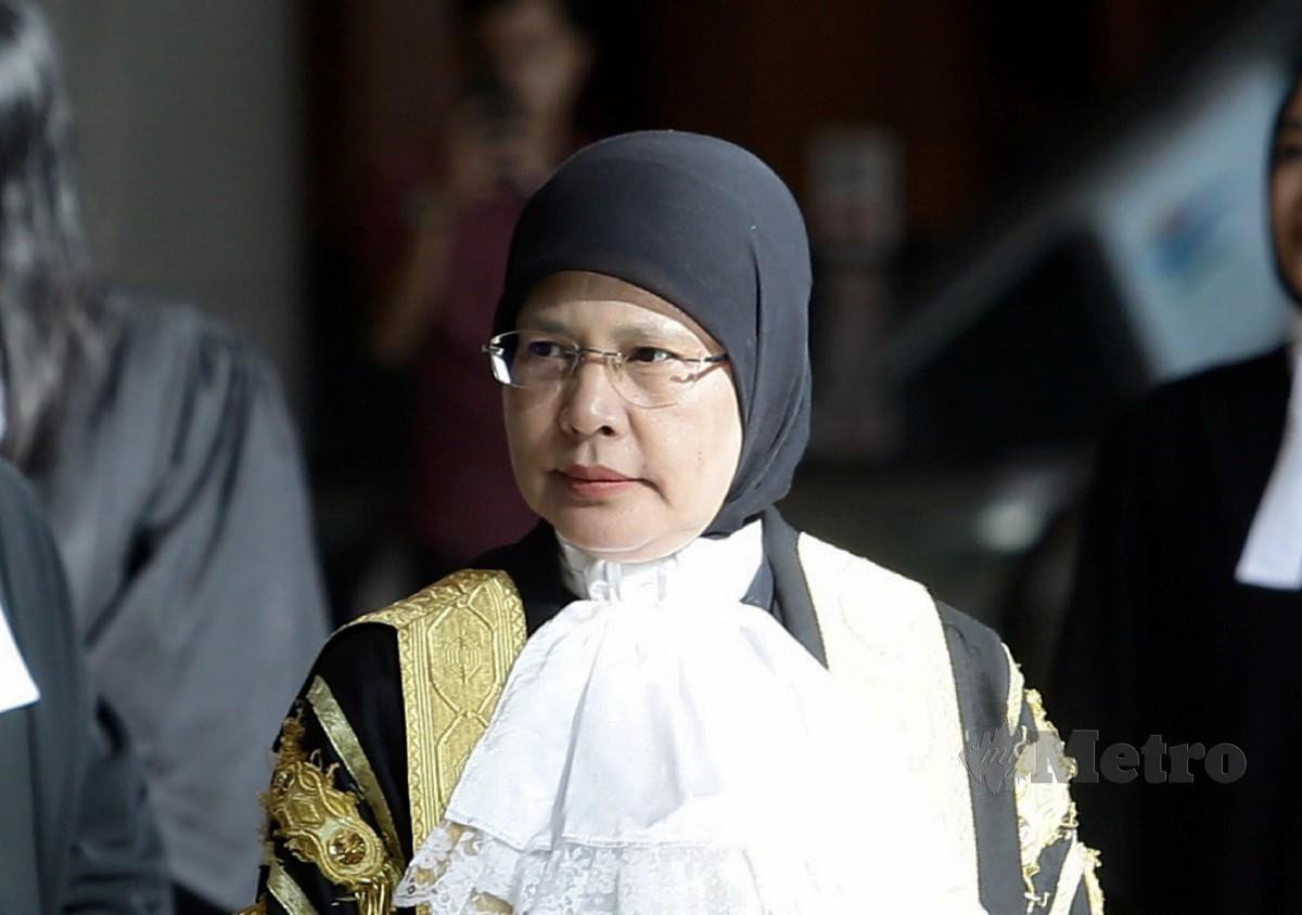 KETUA Hakim Negara Tun Tengku Maimun Tuan Mat. FOTO arkib NSTP 