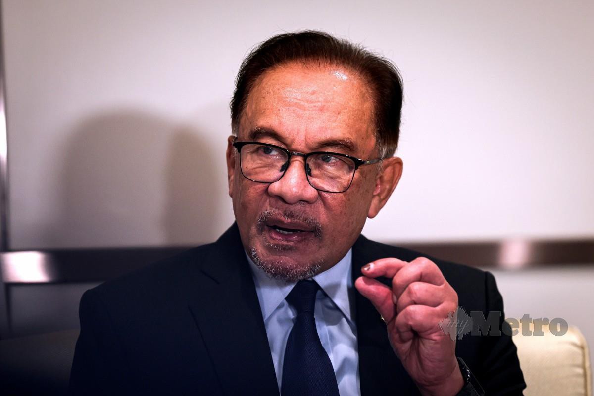 DATUK Seri Anwar Ibrahim. FOTO arkib Bernama 