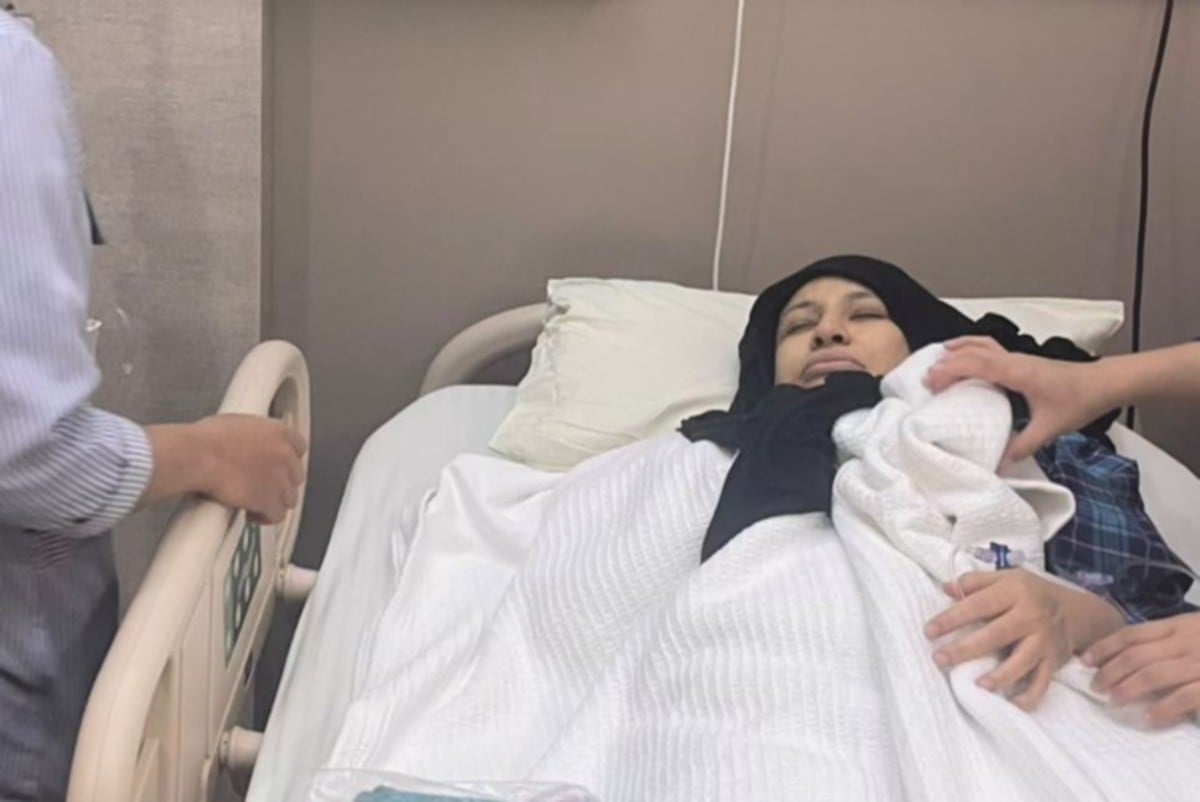 Keadaan Zila Bakarin yang menjalani rawatan di hospital