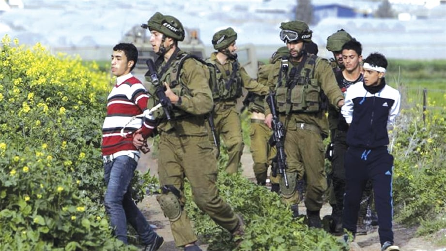 ISRAEL dikecam seluruh dunia kerana mengamalkan sistem tahanan tentera terhadap kanak-kanak Palestin bawah umur.