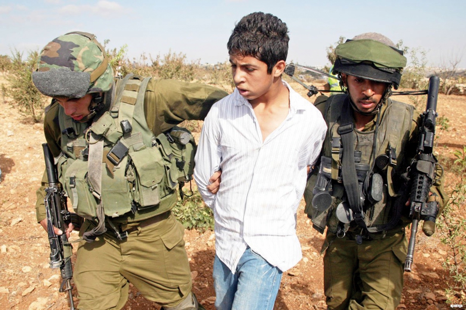 LEBIH 100 kanak-kanak Palestin diperlakukan secara kejam rejim Zionis. FOTO Agensi.