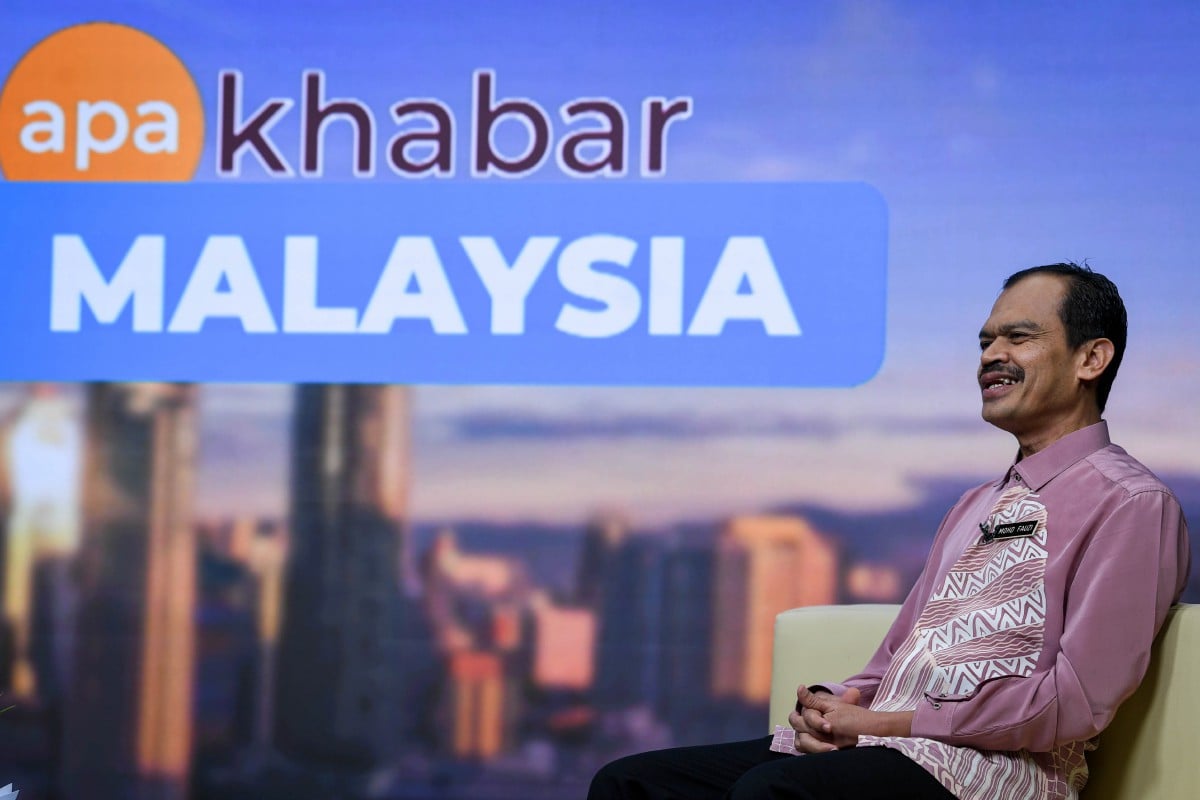 Mohamad Fauzi ditemuramah dalam program Apa Khabar Malaysia terbitan Bernama TV mengenai Program MADANI Rakyat 2024 Zon Utara di Wisma Bernama hari ini. FOTO BERNAMA